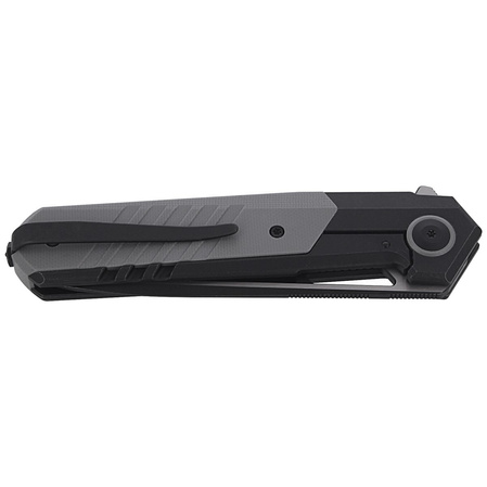 Nóż WE Knife Arsenal Black Titanium / Gray G10, Black Stonewashed / Satin by Ostap Hel (WE20073-4)