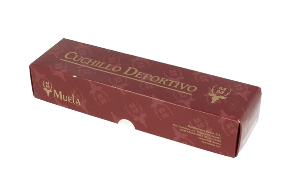 Muela Kangaroo 7221-P 2 pcs Knife Set, Black ABS, Satin 420H