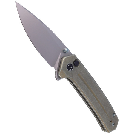 Nóż WE Knife Culex Green Titanium, Silver Bead Blasted CPM 20CV (WE21026B-5)