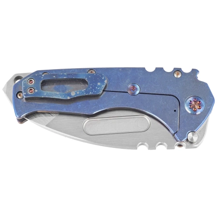 Nóż składany Medford Praetorian T Tanto Flamed ''Galaxy'' Titanium, Bronze HW, Brsh/''Galaxy'' Clip, Satin S45VN by Greg Medford (MK0124STT-03A2-T1CF-BN)