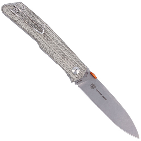 Nóż FOX The Sicilian Green Micarta, Stone Washed by Bob Terzuola (FX-525 MI)