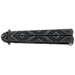 Martinez Albainox Balisong Knife Gray Stone Steel, Gray Stonewashed 3Cr13MoV (02105)
