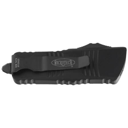 Microtech Mini Troodon D/E Black Aluminium, Black by Tony Marfione knife (238-3T)