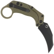 Reate Knife EXO-K Gravity Karambit Green Aluminium, Black PVD N690