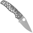 Nóż składany Spyderco Edgerati Gray Aluminium, Satin CPM S30V by Sal Glesser (C266ALP)