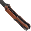 Civivi Mini Praxis Knife Guibourtia Wood, Black Hand Rubbed Damascus (C18026C-DS1)