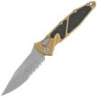 Microtech Socom Elite Auto S/E Automatic Knife Tan Aluminum, Apocalyptic P/S M390 by Tony Marfione (160A-11APTA)