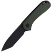 Nóż CIVIVI Elementum Flipper Green Micarta, Black Stonewashed (C907T-E)