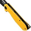 Nóż składany Kubey Atlas Yellow G10, Blackwashed 14C28N by Jelly Jerry (KU328E)