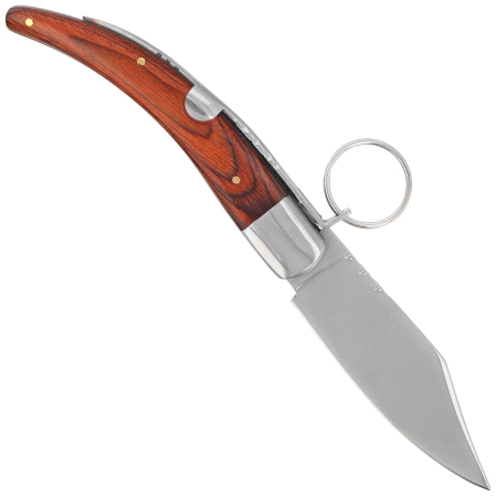 Martinez Albainox Knife Red Micarta, Shiny Stainless (01084)