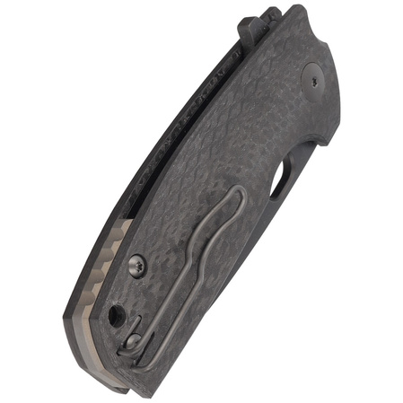 FOX Core Black Carbon Fiber, PVD Elmax by Jesper Voxnæs (FX-604 CF)