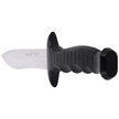 Muela 85-161 Black Rubber Knife, Satin 420H