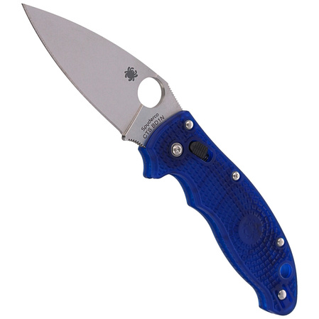 Nóż składany Spyderco Manix 2 FRCP Blue, CTS BD1N Plain (C101PBL2)