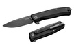 LionSteel Myto Knife Black Aluminum, PVD/Stonewashed M390 by Molletta (MT01A BB)
