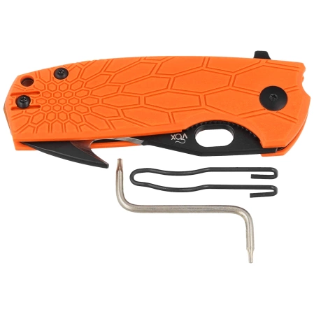 Nóż składany Fox Core Hunter Orange FRN, Black Idroglider Becut by Jesper Voxnæs (FX-624 OR)