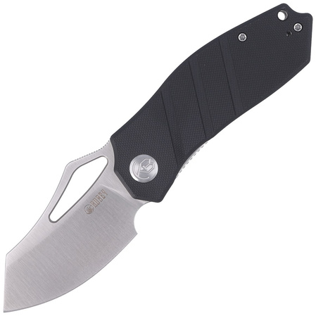 Kubey Ceyx Knife Black G10, Satin D2 (KU335A)