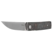 Reate Bushido Knife Titanium/Dark Matter Copper Fat Carbon, Hand Satin M390