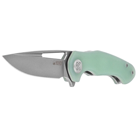 Nóż składany Kubey Dugu Jade G10, Beadblasted 14C28N (KU210I)