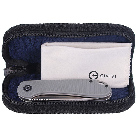 Nóż CIVIVI Elementum Flipper Gray G10, Satin Finish (C907B)