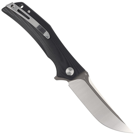 Bestech Knife Scimitar Black G10, Gray / Satin D2 (BG05A-2)