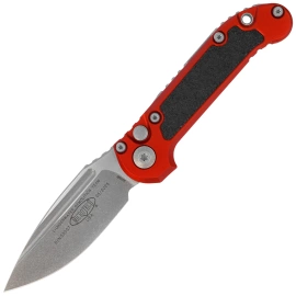Microtech LUDT S/E Gen III Automatic Knife Red Aluminum/3M, Apocalyptic M390MK by Tony Marfione (1135-10APRD)