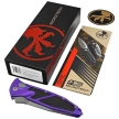 Microtech Socom Elite Auto S/E Automatic Knife Purple Aluminum, Apocalyptic M390MK by Tony Marfione (160A-10APPU)