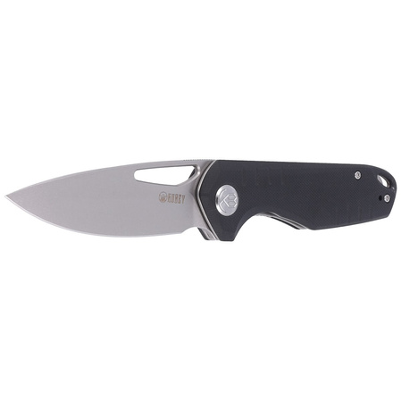 Kubey Knife Doris, Black G10, Satin D2 (KU324A)