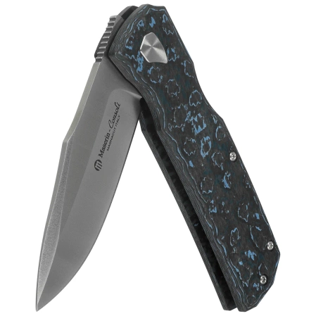Maserin 502 Power Knife Arctic Storm FatCarbon, Satin MagnaCut by Sergio Consoli (502/BM)