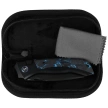 Remette RT-Steed Knife Black Titanium/Black-Blue Carbon Fiber, Black DLC M390 (RTWS-BL)