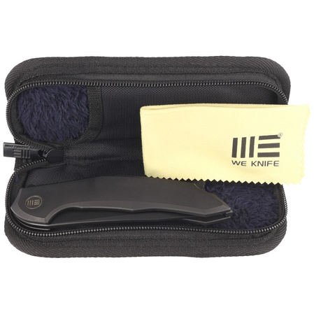 WE Knife Merata LE No 141/205 Black Titanium, Black Stonewashed CPM 20CV by Anton Tkachenko knife (WE22008A-1)