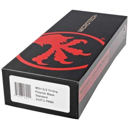 Nóż składany Microtech MSI S/E Ram-Lok Black Tri-Grip Polymer, Black M390MK by Tony Marfione (210T-1PMBK)