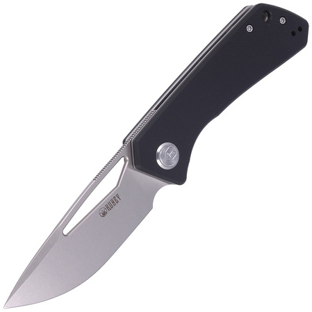 Nóż składany Kubey Thalia Black G10, Beadblasted D2 (KU331A)