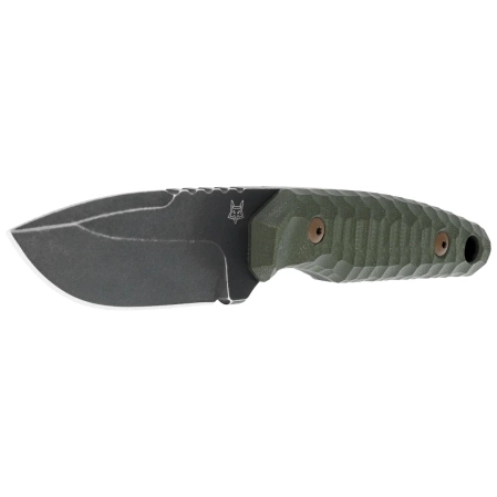 Nóż Fox KS OD Green G10, Top Shield Antracite Stonewashed Niolox by GZ Tactical Knives (FX-627 G10OD)