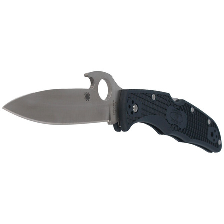 Spyderco Endura 4 FRN Grey Emerson Opener PlainEdge Knife (C10PGYW)