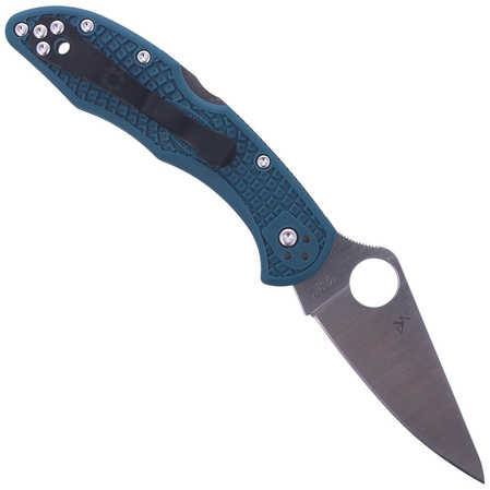 Nóż Spyderco Delica 4 Blue FRN K390 Plain (C11FPK390)