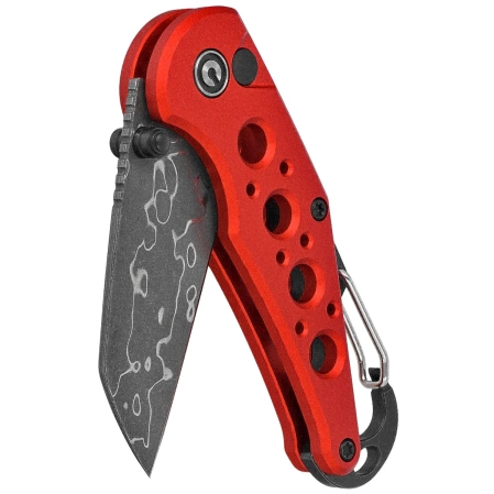 Civivi Pragma Knife Red Aluminum, Damascus (C23062B-DS1)