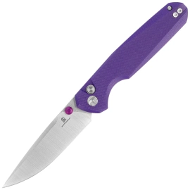Nóż składany Bestechman Velix Purple G10, Satin/Stonewashed 14C28N by Ostap Hel (BMK07C)