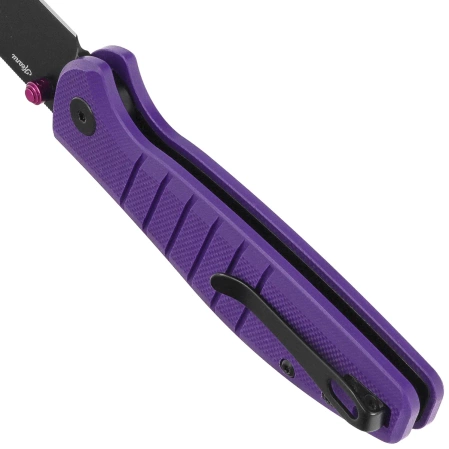 Nóż składany Bestechman Goodboy Jr. Purple G10, Black PVD D2 by Keanu Alfaro (BMK10G)