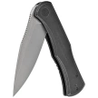 WE Knife Primoris Black Titanium, Gray Stonewashed (20047A-2)