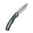 Civivi Clingman Knife Green Canvas Micarta, Satin Nitro-V by Taylor Martin Best Damn EDC (C23065-4)