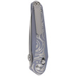 Bestech Mothus Blue Titanium, Satin M390 by Kombou Knife (BT2206A)
