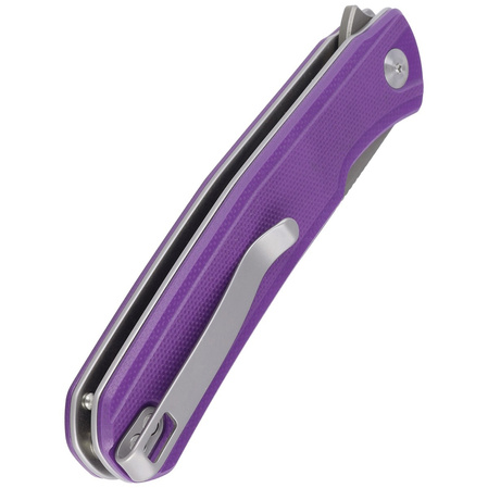 Sencut Knife Scitus Purple G10, Gray Stonewashed D2 by Ostap Hel (S21042-2)