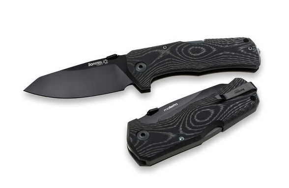 LionSteel TM1 Black Micarta, Black Sleipner by Molletta (TM1 MB)
