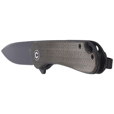 Nóż CIVIVI Elementum Flipper Green Micarta, Black Stonewashed (C907Z)