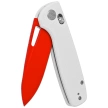 Nóż składany Kubey Bluff White G10, Red 14C28N by Garet Caronna (KU248B)