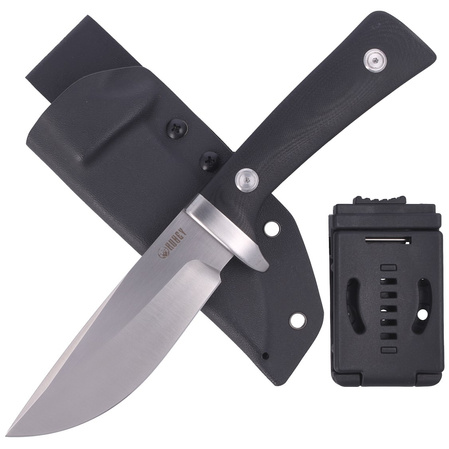 Nóż Kubey Knife Classical Full Tang, Black G10, Satin D2 (KU160B)