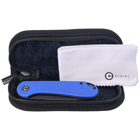 CIVIVI Knife Elementum Flipper Blue G10, Black Stonewashed (C907X)