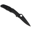 Spyderco Endura 4 FRN Black/Black Blade Combination Knife (C10PSBBK)