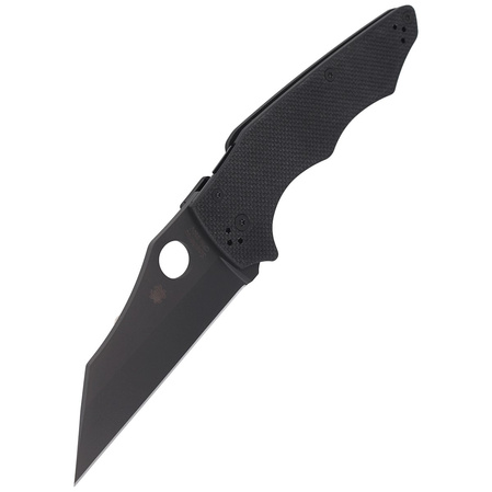 Spyderco YoJumbo Knife Black G10, Black DLC CPM S30V by Michael Janich (C253GPBBK)
