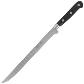 Nóż kuchenny MAM Professional Forged Ham Slicing Granton Edge Black Polimer, Polished X30Cr13 (66811)